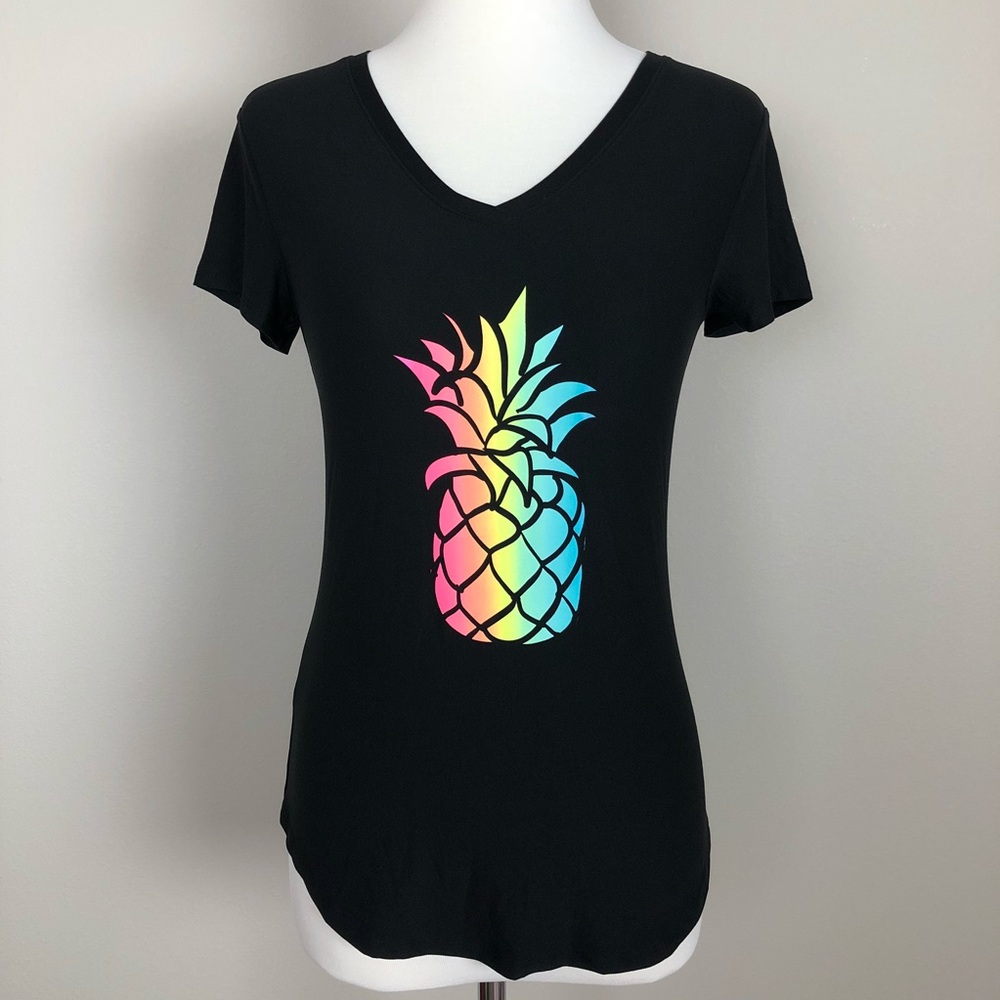 NOBO Neon Pineapple Graphic V-Neck Tee S/CH 3-5